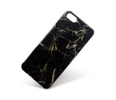 Mramorový silikonový kryt, černý kámen mramor (iPhone 6/6S)
