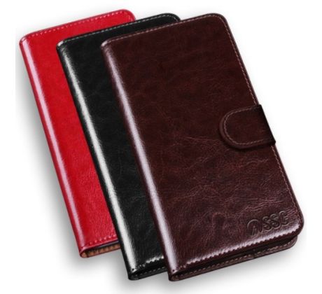 Kožené magnetické flip pouzdro, peněženka (iPhone 7/8)