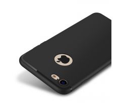 Luxusní silikonový kryt, černý (iPhone 6/6S)
