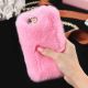 Chlupatý hebký luxusní kryt, růžový (iPhone 7/8)