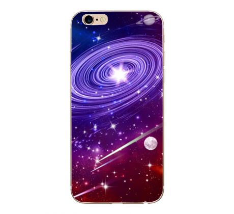 Kryt: vesmír - galaxie, silikonový obal (iPhone 7/8)
