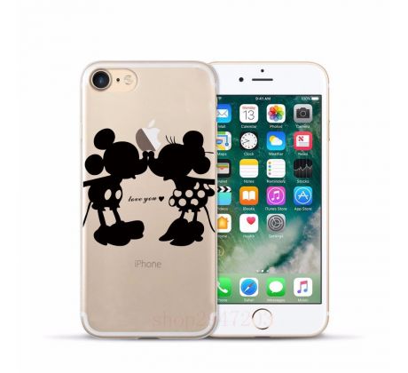 Kryt s Mickey Mousem a Minnie Mouse (iPhone X/XS)