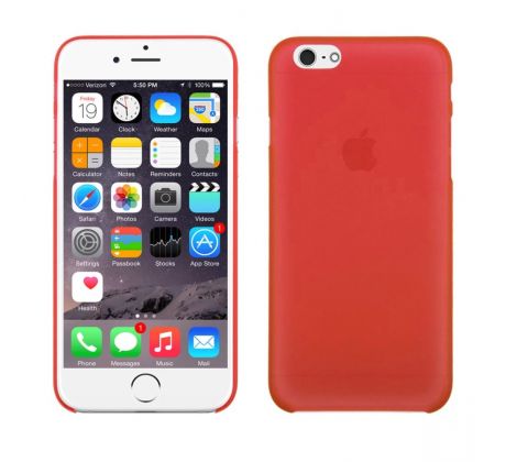 Silikonový 0.3 mm tenký kryt, červený (iPhone 7 Plus/8 Plus)