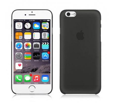 Silikonový 0.3 mm tenký kryt, černý (iPhone 7 Plus/8 Plus)