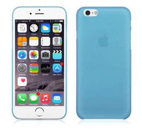 Silikonový 0.3 mm tenký kryt, modrý (iPhone 7 Plus/8 Plus)