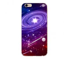 Kryt: vesmír - galaxie, silikonový obal (iPhone 6/6S)