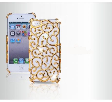 Zlatý kryt, motiv: ornamenty (iPhone 5/5S)