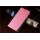 Flip obal světle růžový, vzor: dřevo (Samsung S4 mini)