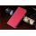 Flip obal tmavě růžový, vzor: dřevo (Samsung S4 mini)