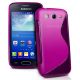 Silikonové pouzdro S-Line, fialové, čiré (Samsung S3)