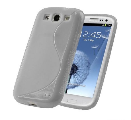 Silikonové pouzdro S-Line, bílé (Samsung S3)