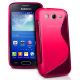 Silikonové pouzdro S-Line, růžové, čiré (Samsung S3)