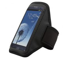 Sportovní obal na ruku na běhání, černý (Samsung S3)