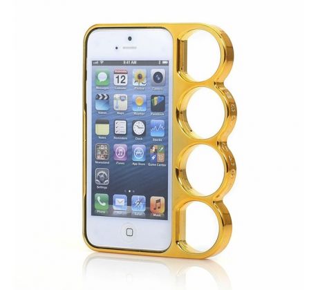 Stylový rámeček "Boxer", zlatý (iPhone 4/4S)