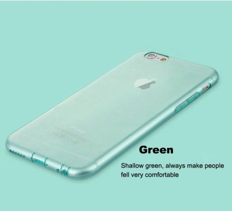 0.3 mm tenký gumový obal, zelený (iPhone 6/6S)