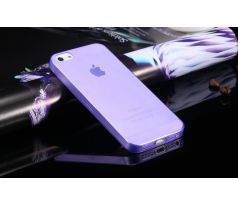 Ultra tenký gumový kryt, fialový obal (iPhone 5/5S)