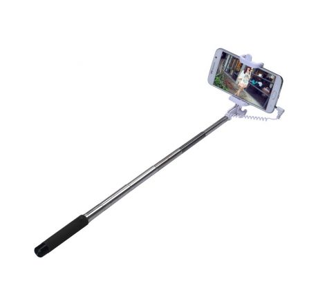 Selfie tyč na focení černá / Stick (iPhone, Samsung...)