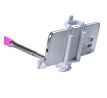 Selfie tyč na focení růžová / Stick (iPhone, Samsung...)