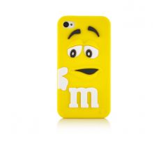 3D gelový obal kryt M&M's, 10 barev (iPhone 5/5S) Žlutá